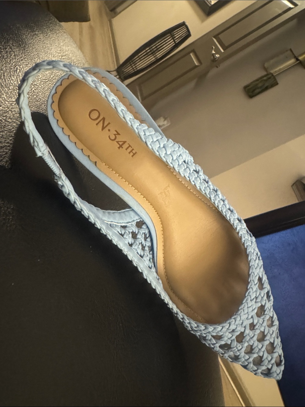 On 34th🔥 Women's Monikaa Slingback Pumps🔥NEW Size 7.5M Color Blue - Picture 9 of 16